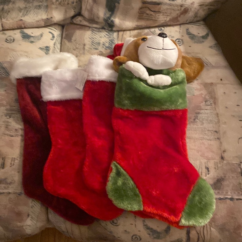 4 Christmas stockings